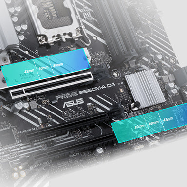 ASUS PRIME B660M-A D4 Micro-ATX Motherboard - From TPSTech